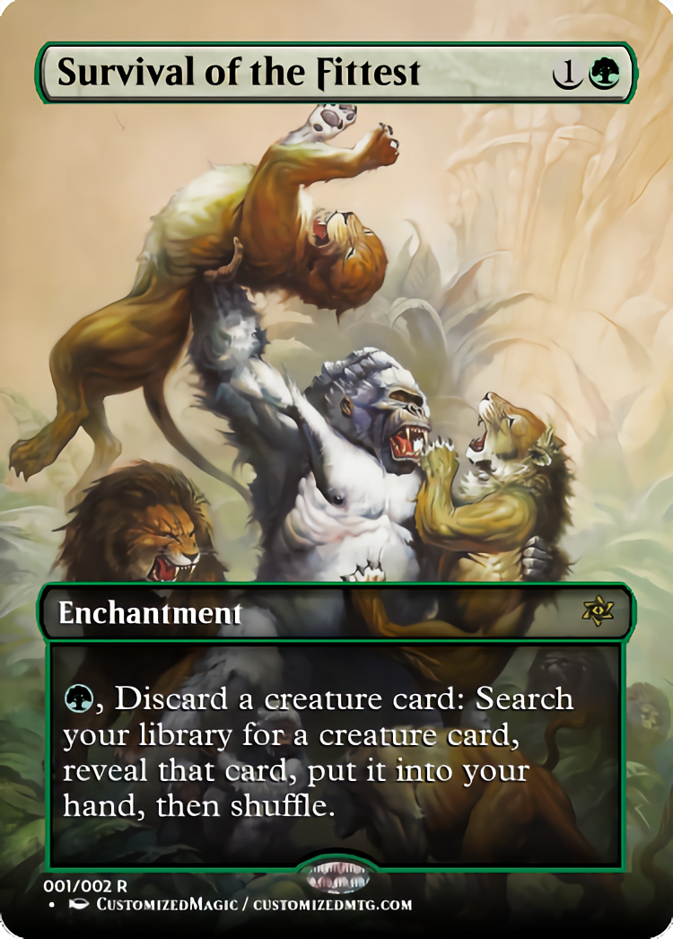 Survival Of The Fittest | Magic The Gathering Proxy Cards