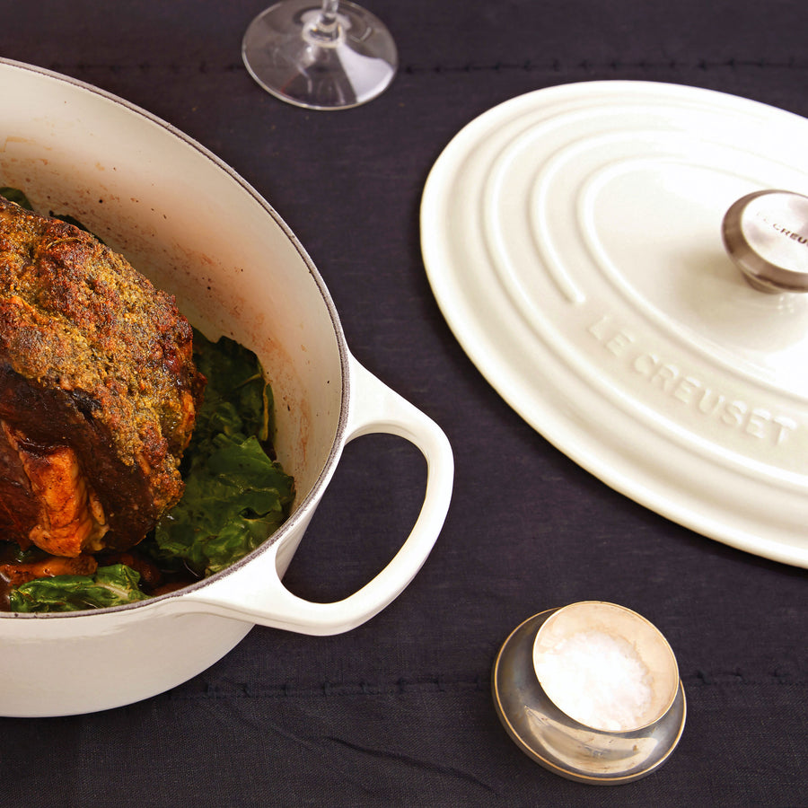 Le Creuset Dutch Oven - 6.75-qt Oval - Meringue – Cutlery and More