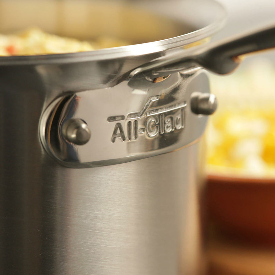 All-Clad d5 Saucepan - 4-quart Brushed Stainless Steel – Cutlery