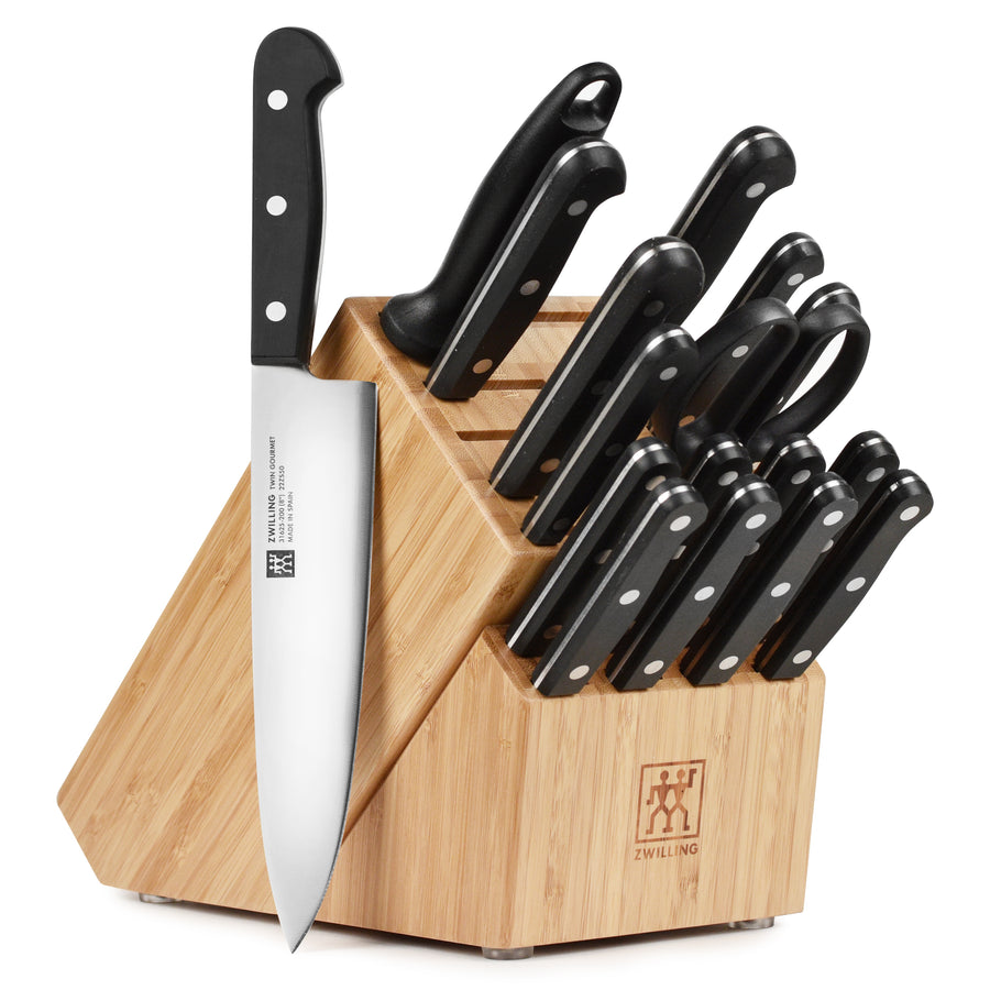 J.A. Henckels Gourmet Knife Block Set - 18 Piece – Cutlery and More
