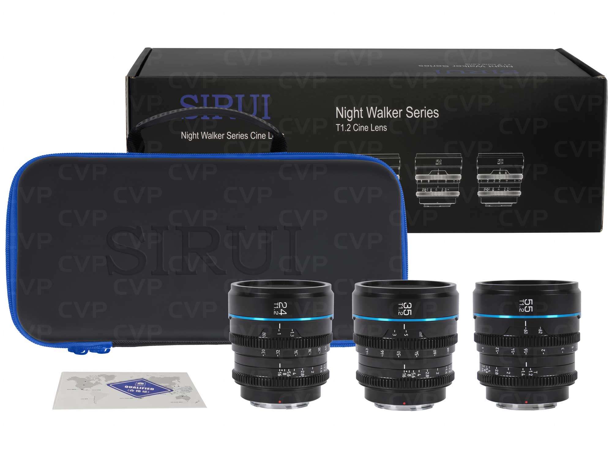 Buy - SIRUI Nightwalker 24/35/55mm T1.2 - E Mount (MS-3SEB)