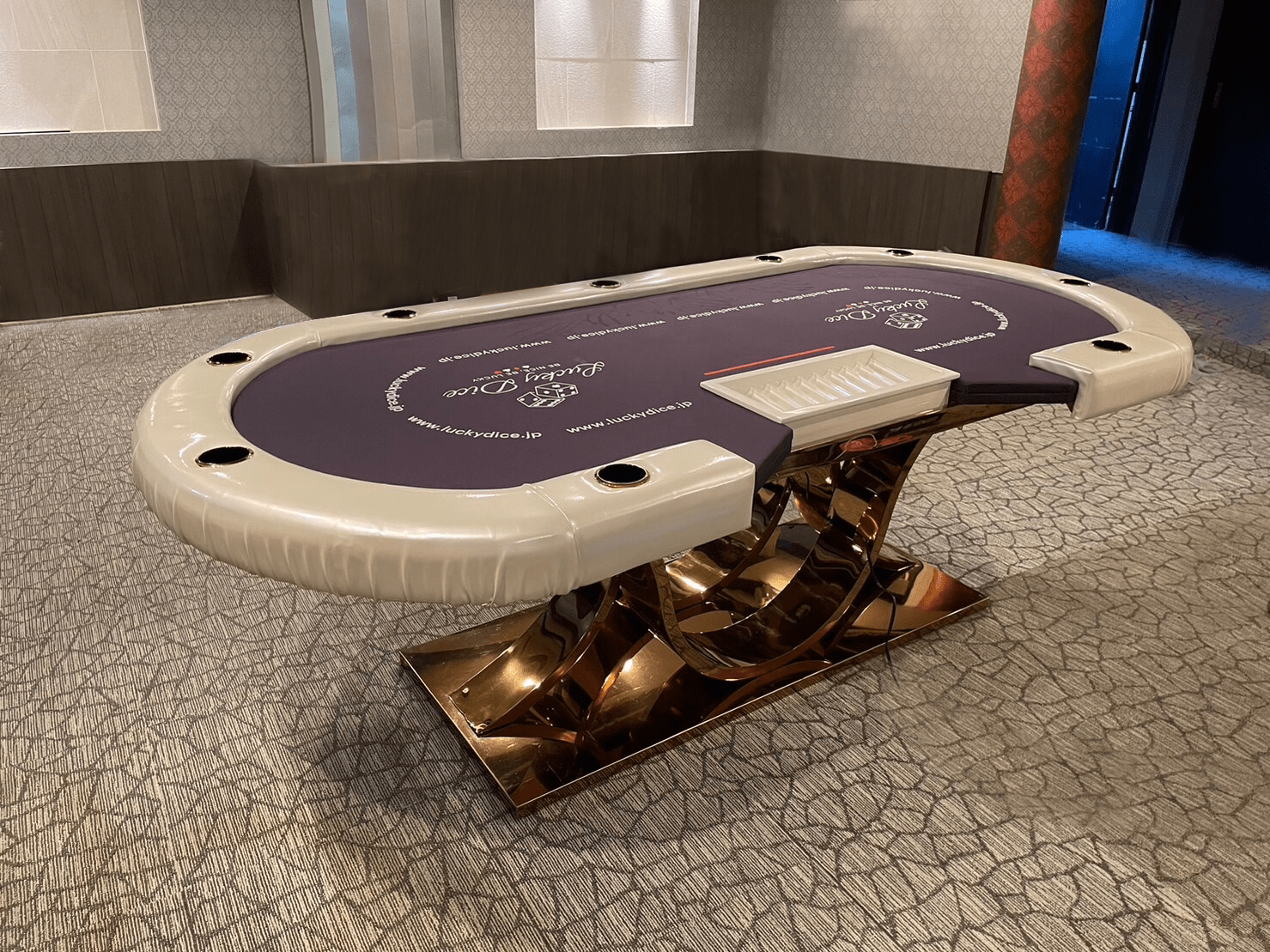 関西圏内、岡山配送可能！】コンバートデザインテーブル(ポーカー