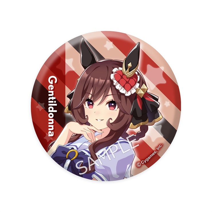 ウマ娘 ジェンティルドンナ 缶バッジ グリッター缶バッジ 3rd 10点