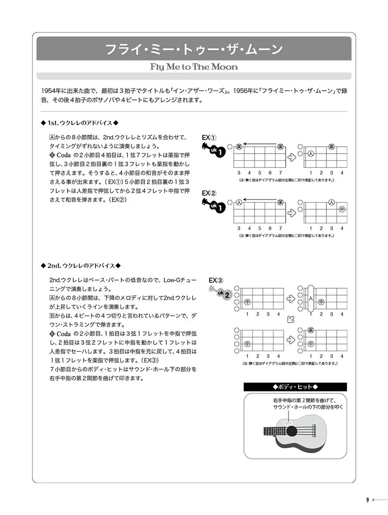 模範演奏CD付○ウクレレ／ジャズ・アンサンブル ［模範演奏動画連動