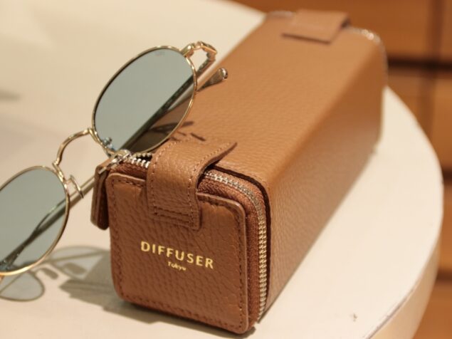 DIFFUSER（ディフューザー）眼鏡ケース レザー製 熊本眼鏡 中原眼鏡