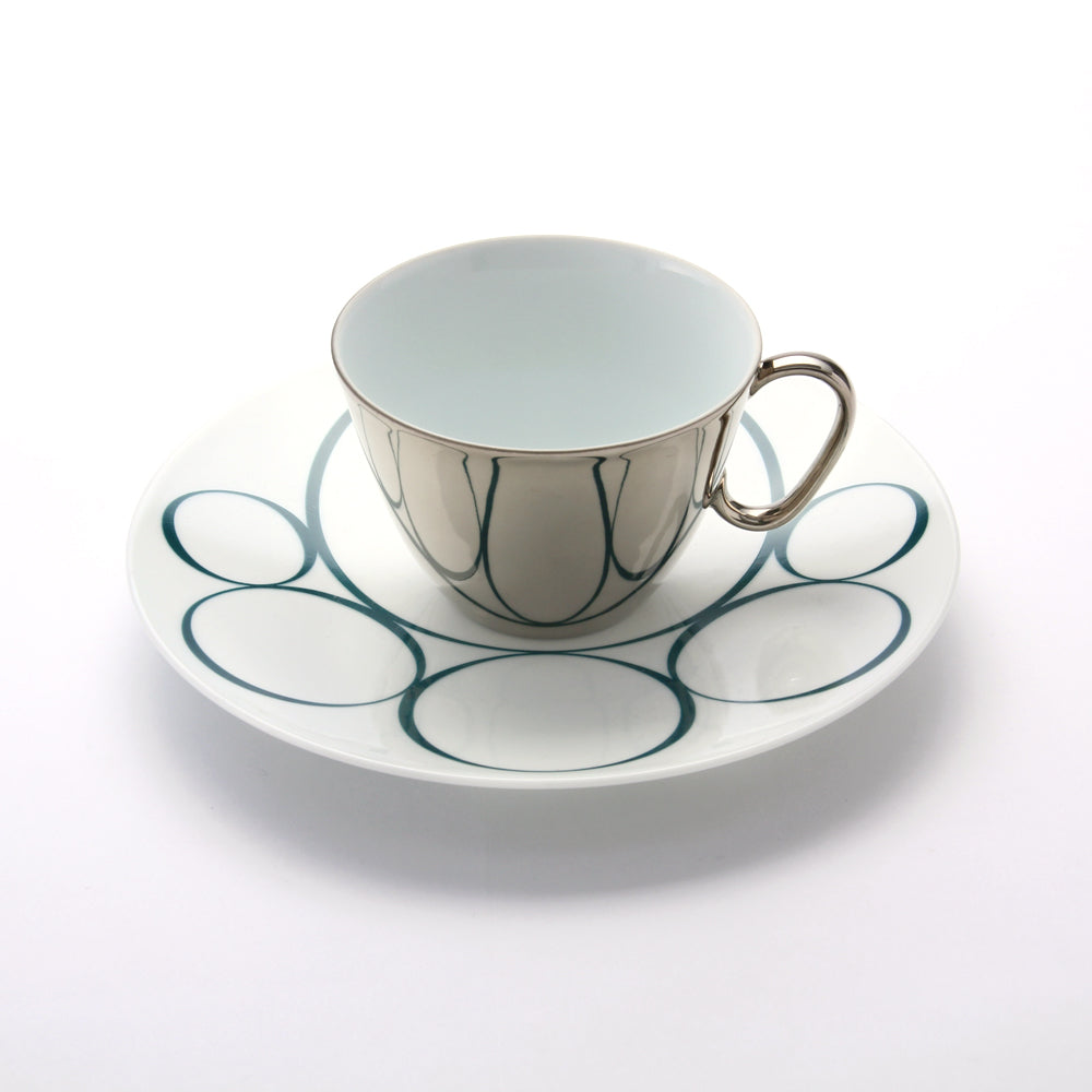 ミラーカップ＆ソーサー「Waltz」D | D-BROS