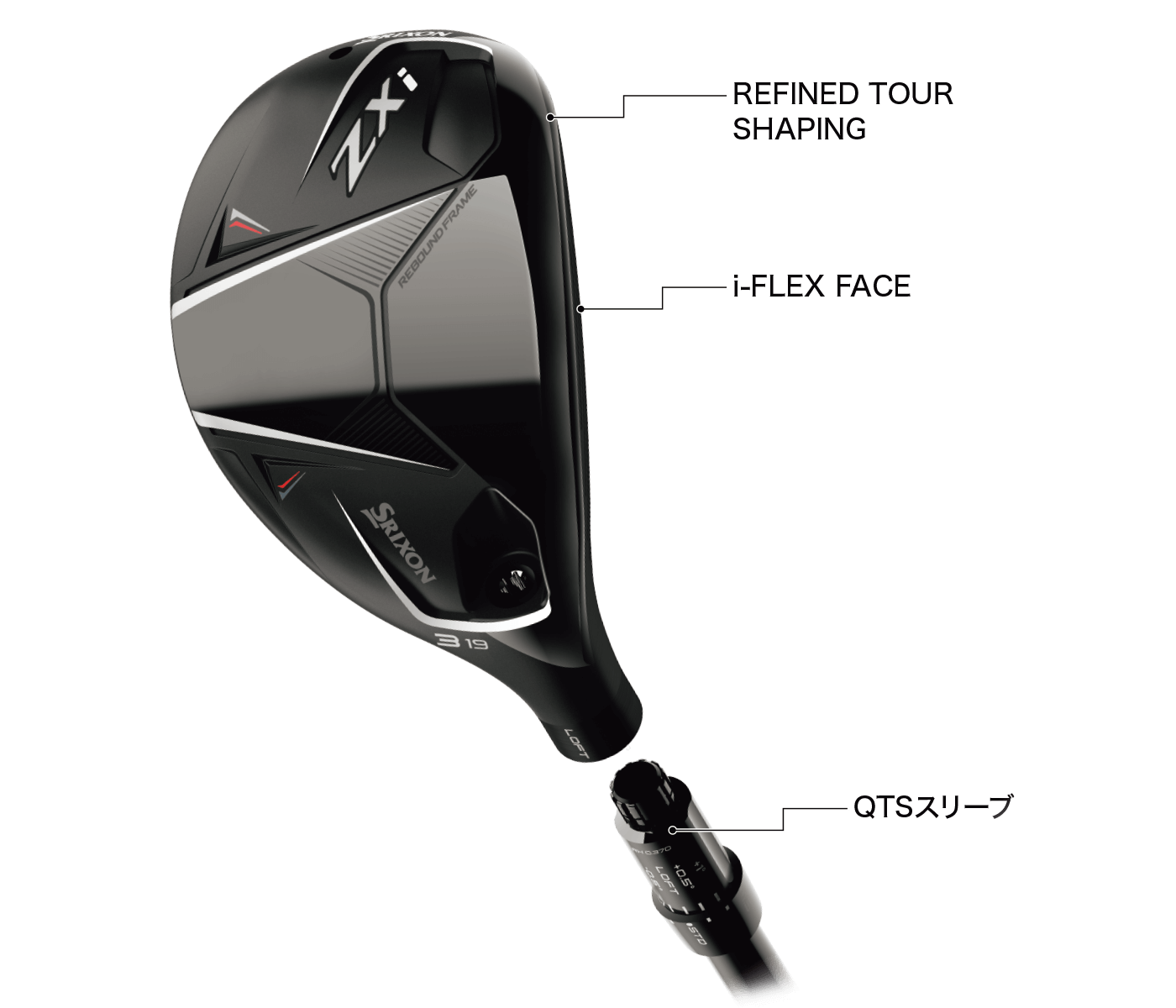 スリクソン ZXi ハイブリッド N.S.PRO 950GH neo スチールシャフト