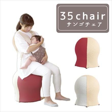 JTC 35chair(サンゴチェア) スカイブルー×ベージュ｜永久不滅ポイント