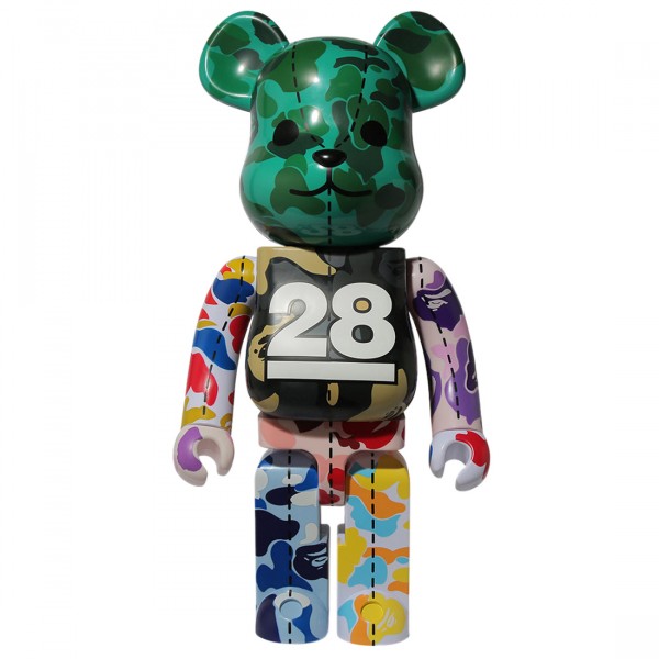 Medicom x A Bathing Ape 28th Anniversary Green Bape Camo #4 1000
