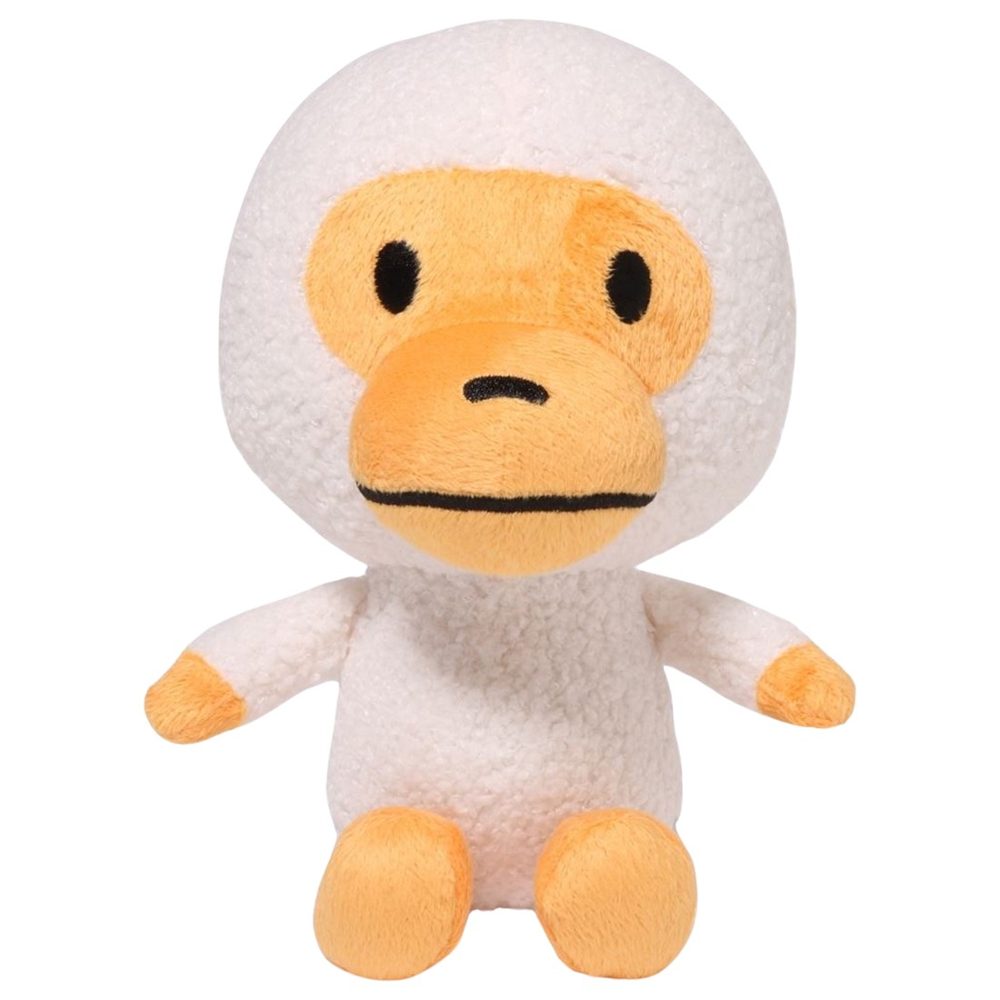 A Bathing Ape Baby Milo Plush Doll white