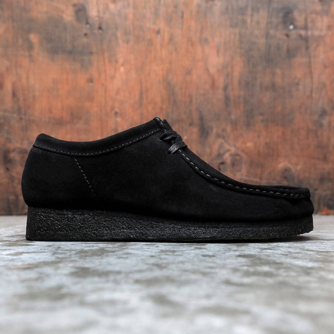 Clarks Men Wallabee Black Suede black