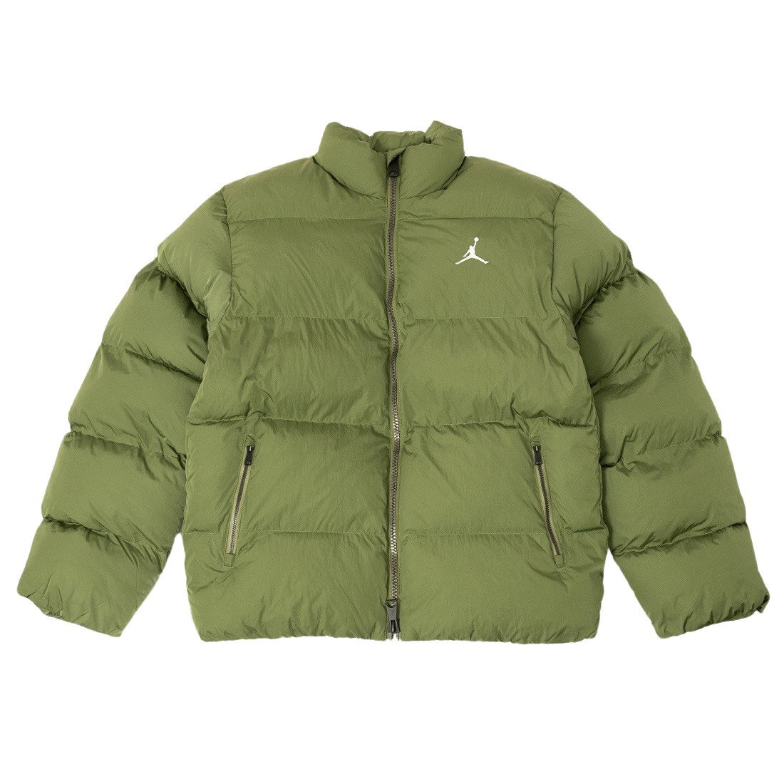 jordan men jordan essentials jacket sky j lt olive white