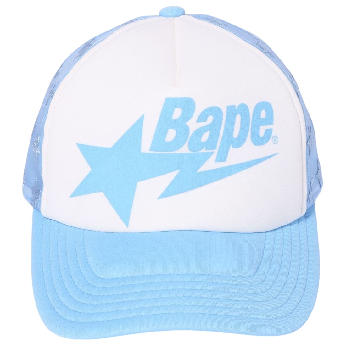 A Bathing Ape Bape Sta Mesh Cap blue sax