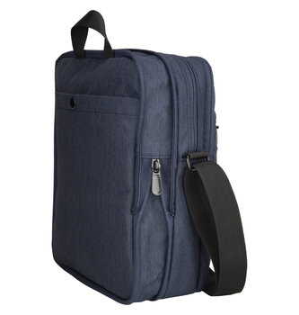 Crossbody Bag in Gray, Navy | Rick Steves Travel Store