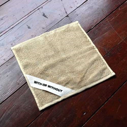WITHORWITHOUT】WITH OR WITHOUT Hand Towel ＜全6色＞ ｜Biople WEB