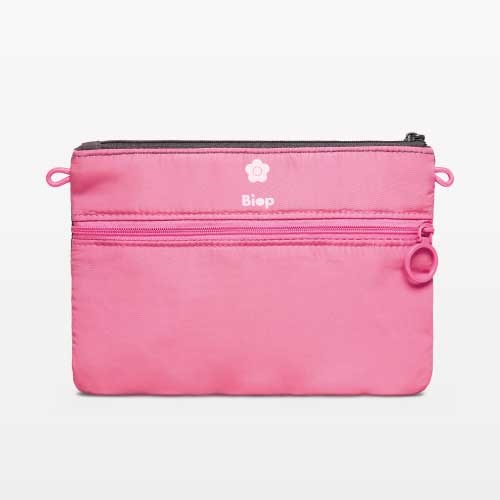 MARY QUANT & Biop】MARY QUANT & Biop デイジーダブルポケットポーチ