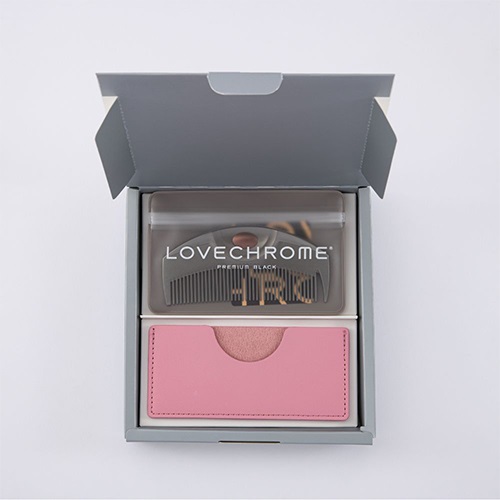 LOVECHROME】PGツキプレミアムブラック ケース付きBOX(PINK) ｜Biople