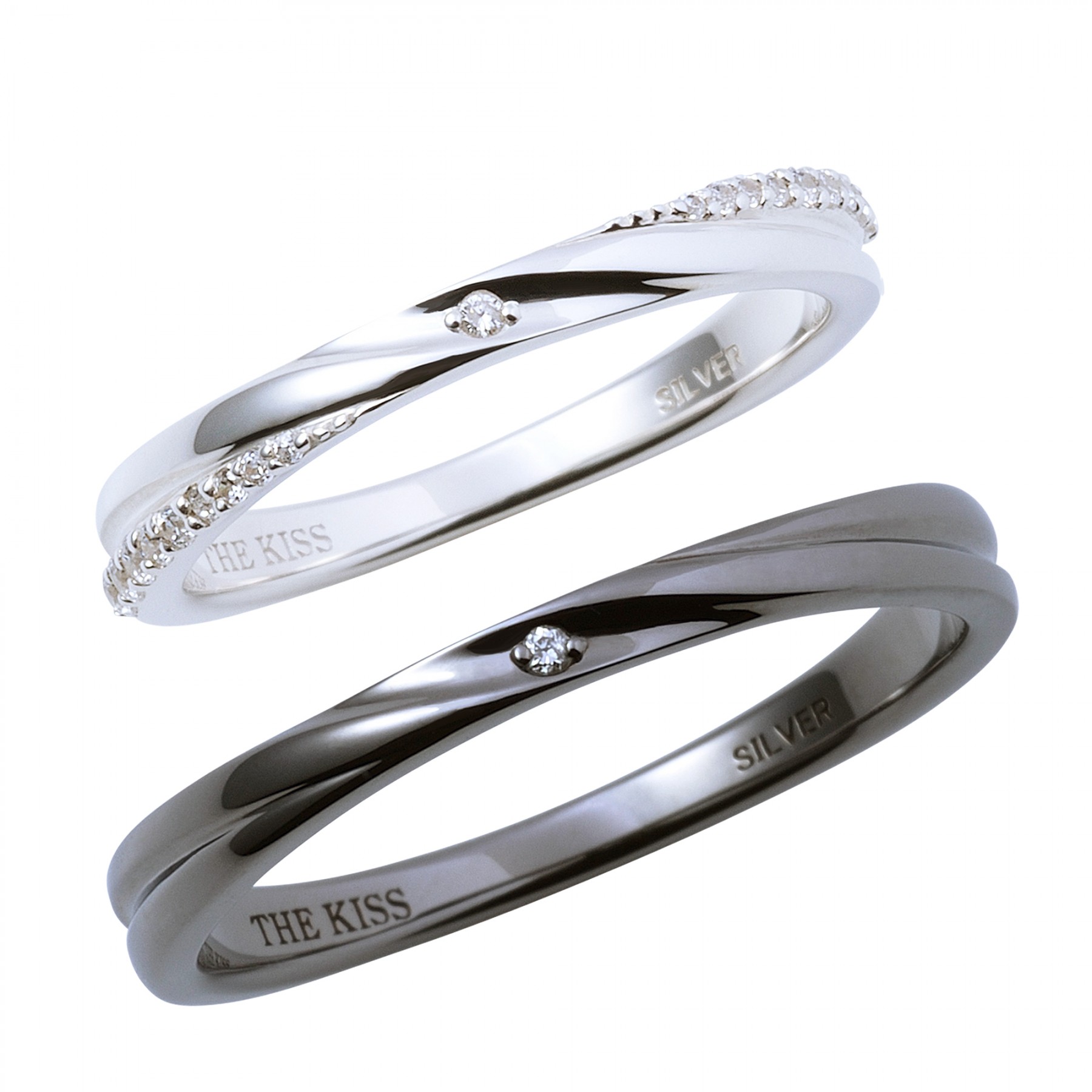 シルバー ペア リング SR511DM-510DM｜THE KISS（ザ・キッス）公式通販