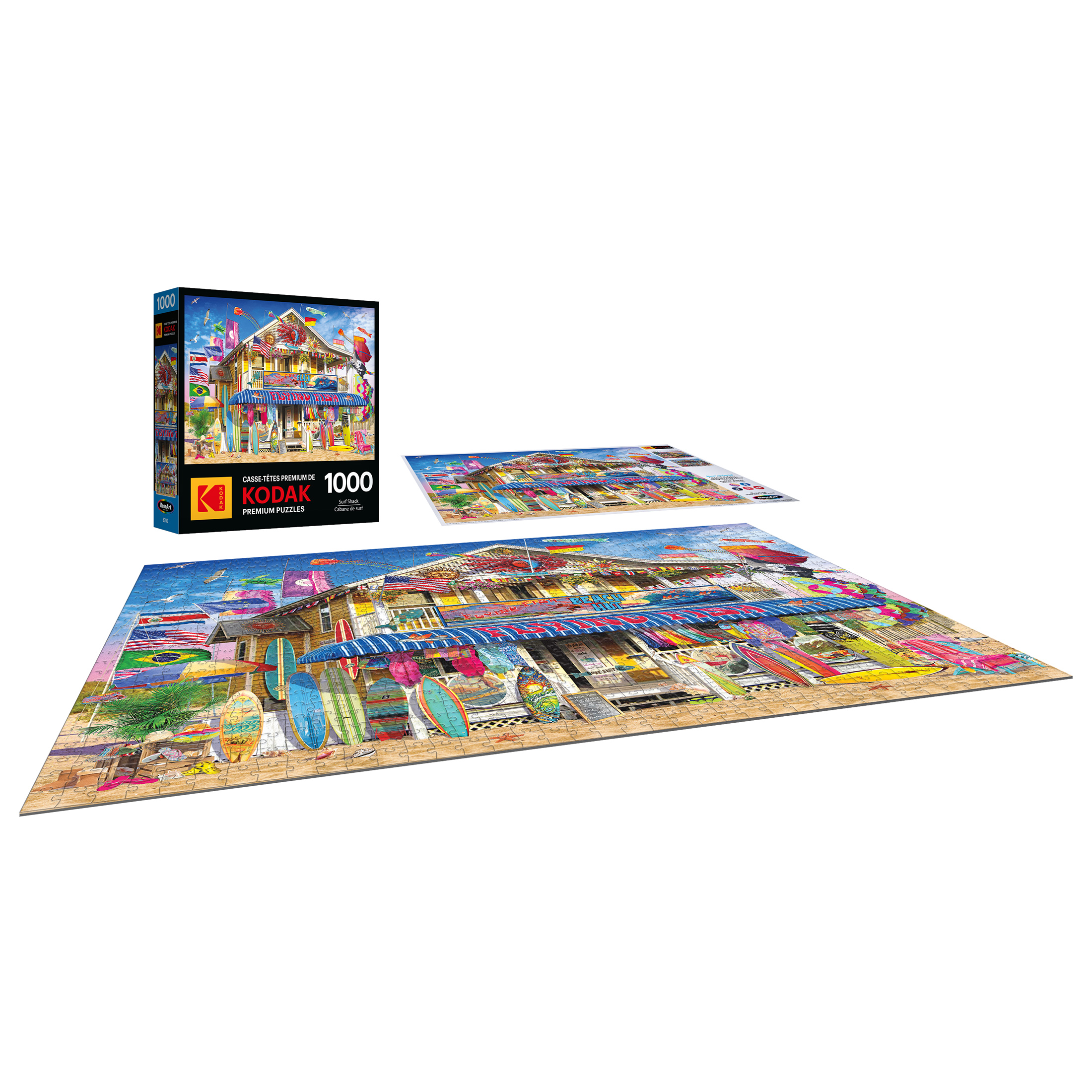Captivating RoseArt Surf Shack 1000 Piece Puzzle