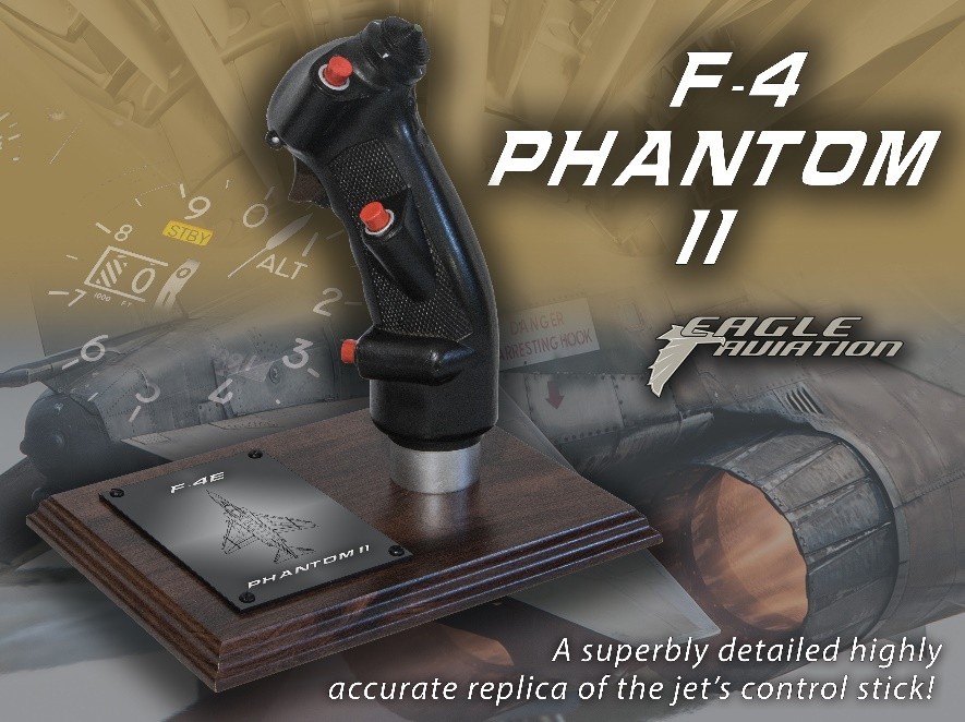 1/1 F-4 ファントムII 戦闘機レプリカ操縦桿グリップ (レジン製完成品