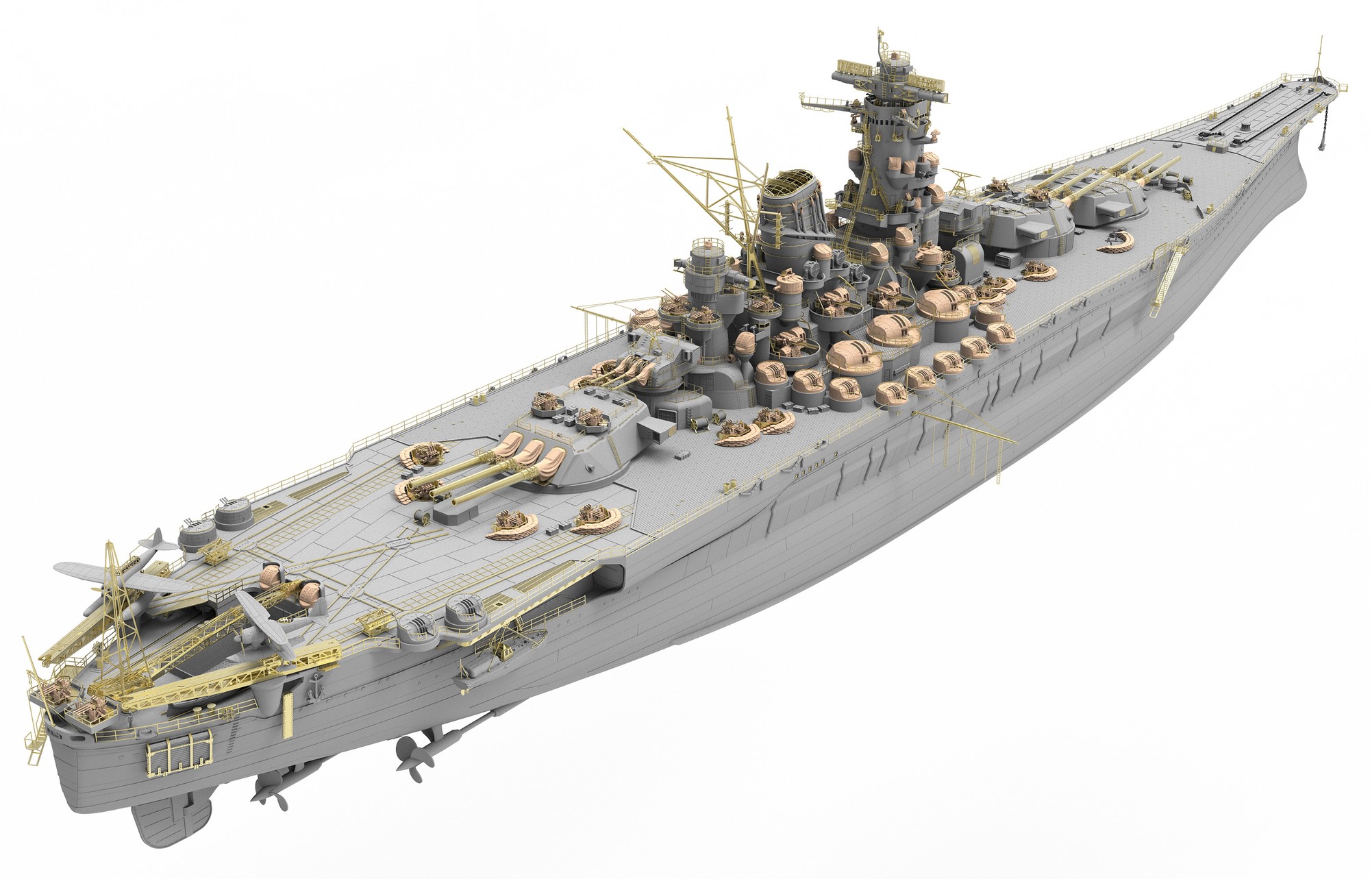 1/350 日本海軍 戦艦大和 天一号作戦時 (DX版) - (株)ビーバー