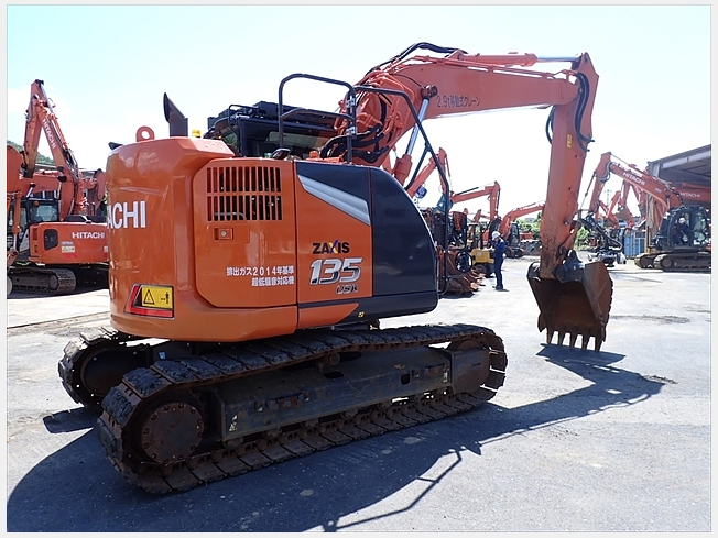 日立建機 ZX135USK-7 | 岡山県の油圧ショベル(ユンボ) | BIGLEMON