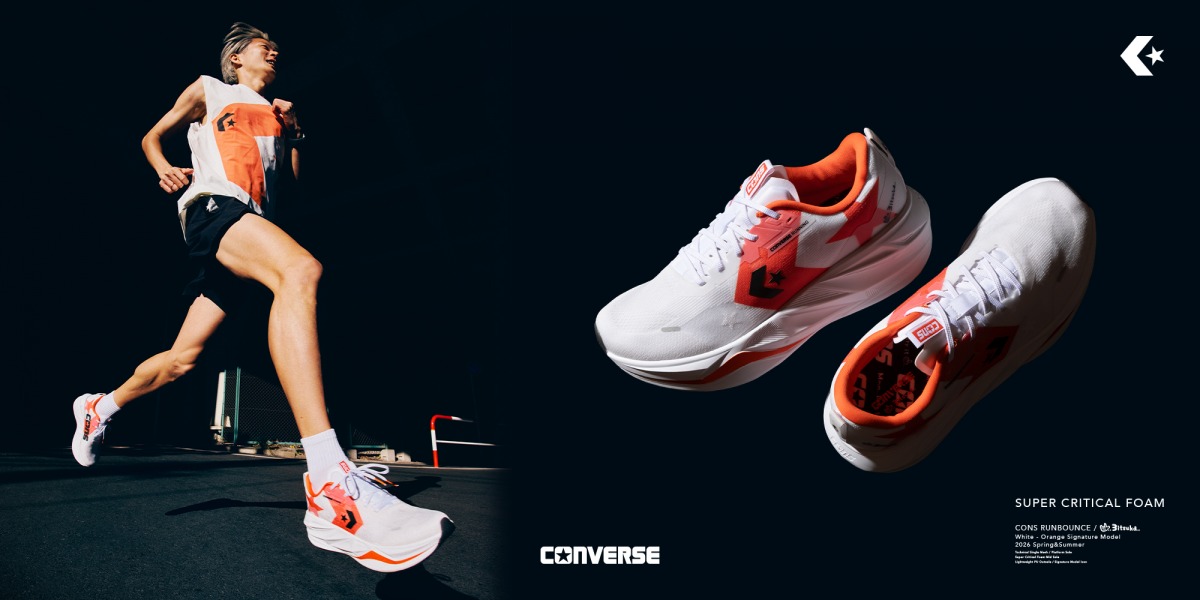 三津家貴也さんが手掛けた厚底シューズ『CONS RUNBOUNCE / 3itsuka』2