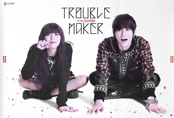 Trouble Maker BEAST ヒョンスン ヒョナ 初回特典 ポスター Trouble