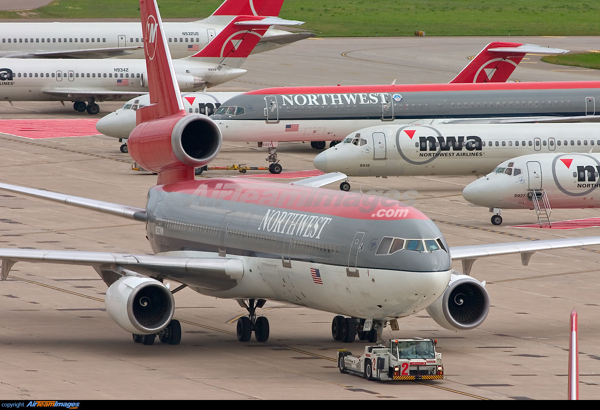 航空機・ヘリコプター INFLIGHT NW DC-10-30 N237NW 1/200 航空機