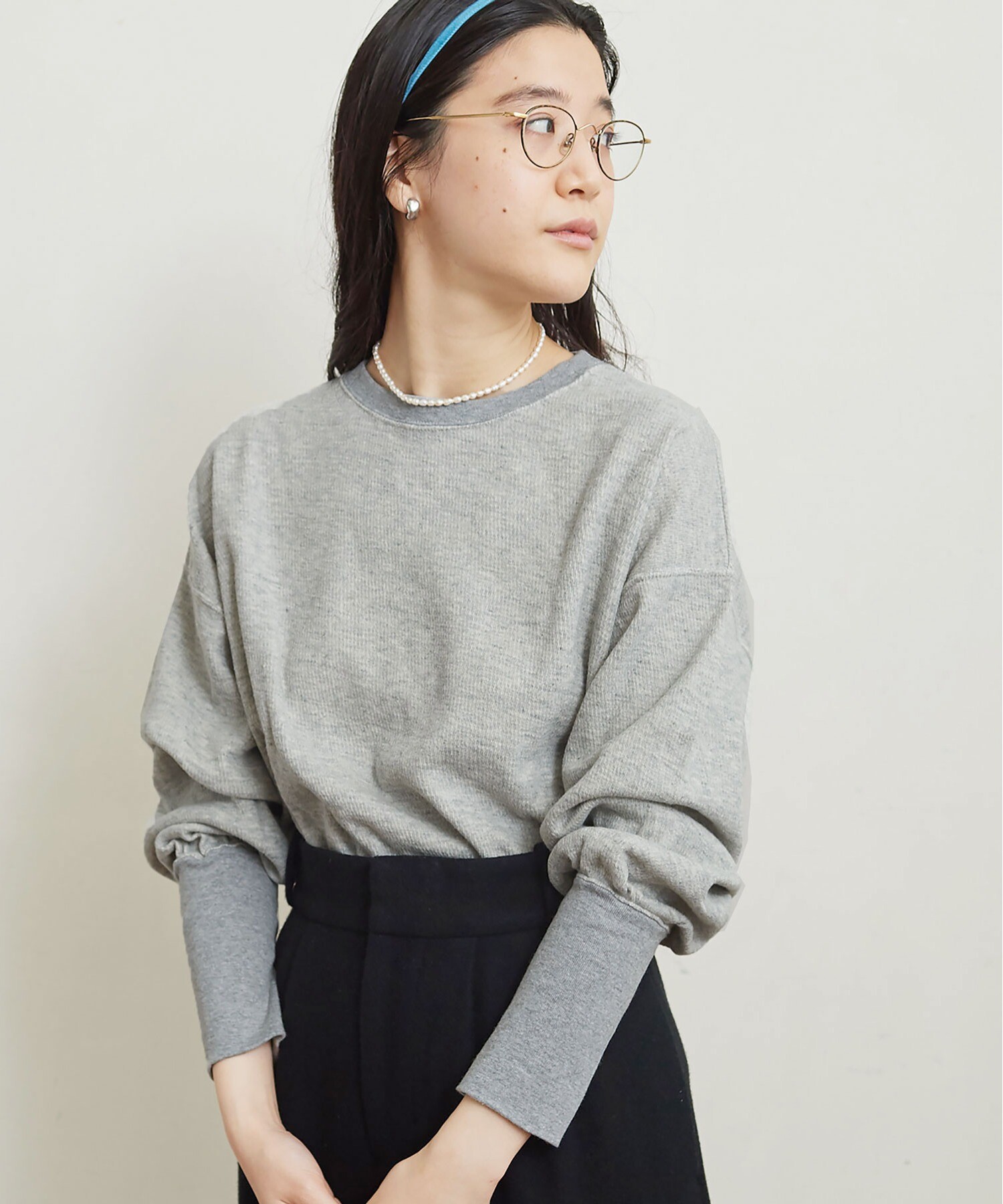 AMBIDEX Store 〇USE thermal pullover(F グレー): l'atelier du savon