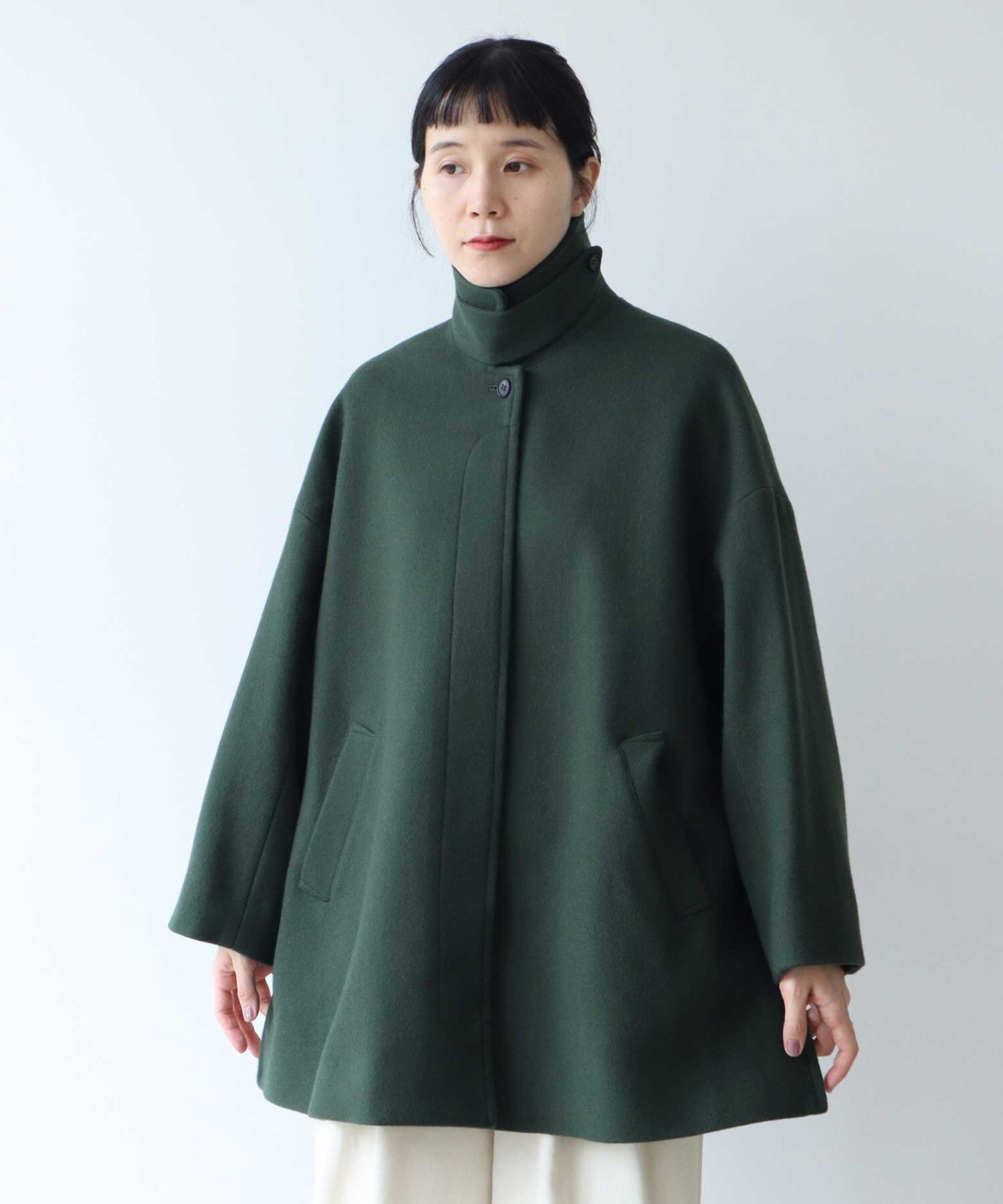 AMBIDEX Store ○ウールスーパー100 ミドルレングス ステンコート(F