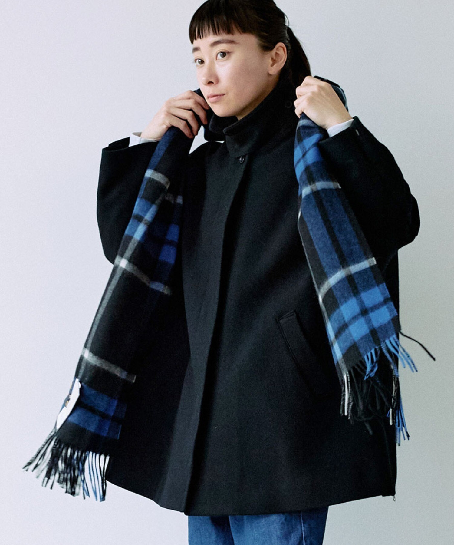 AMBIDEX Store ○ウールスーパー100 ミドルレングス ステンコート(F