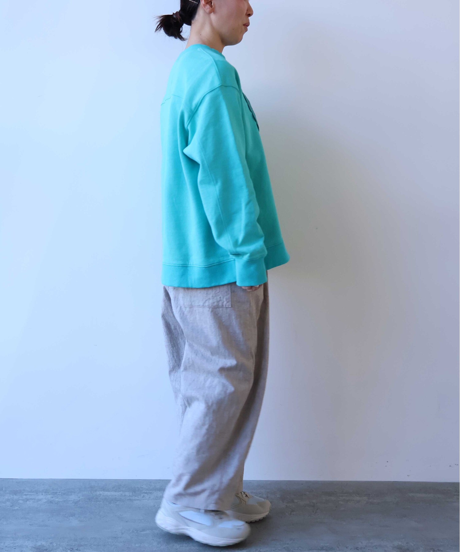 AMBIDEX Store △コットン裏毛レースプルオーバー(F シロ): yuni