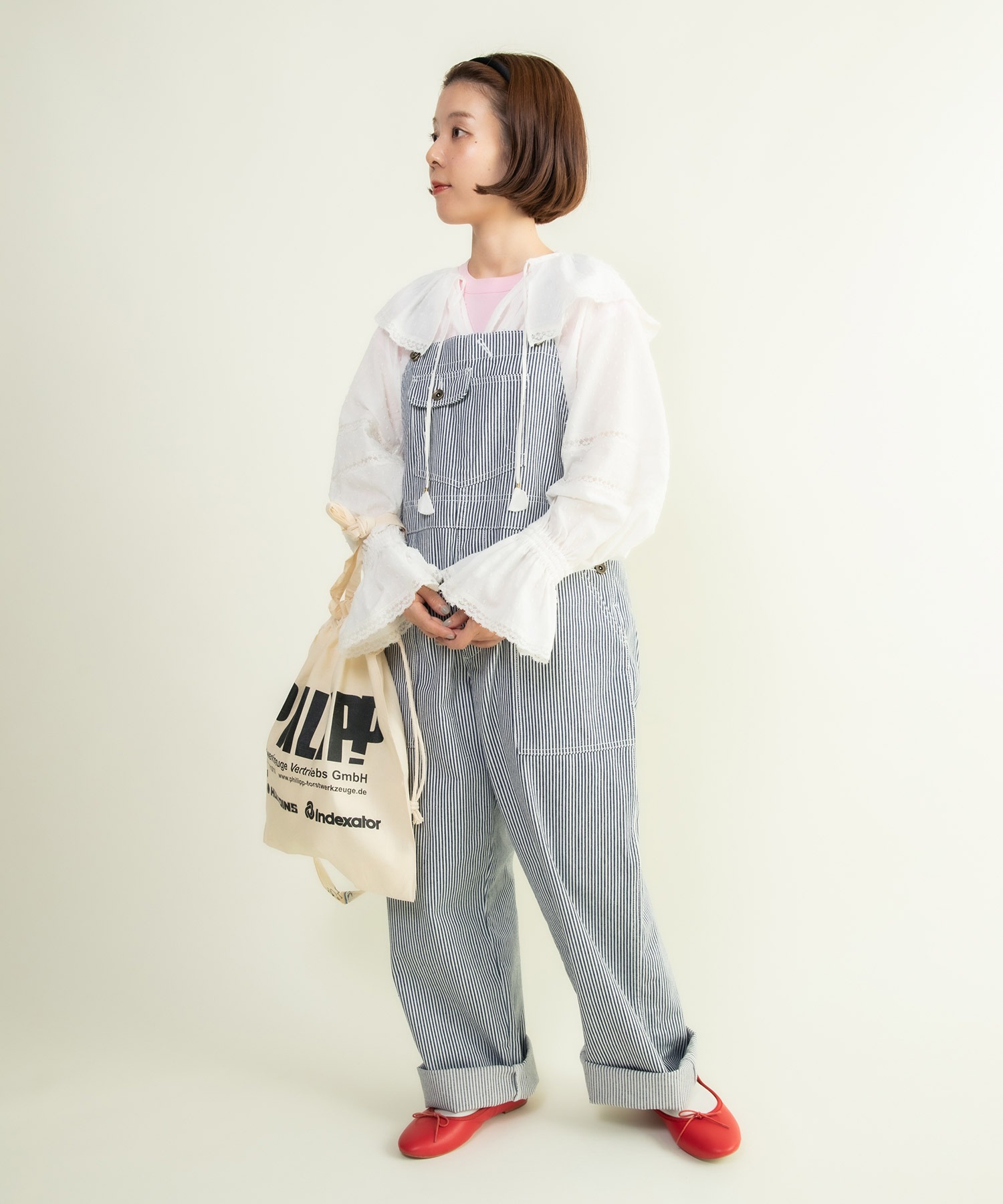 デニム/カツラギ/ヒッコリー サロペット