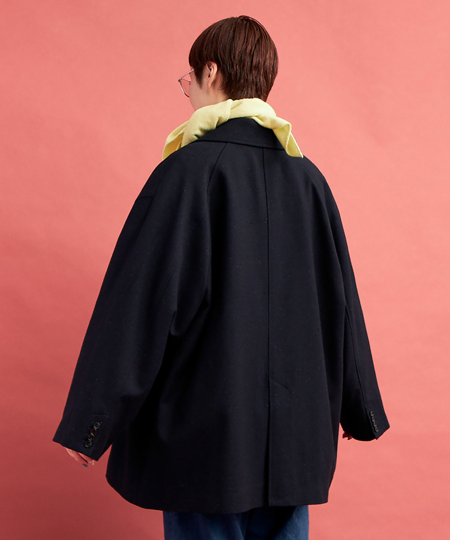 AMBIDEX Store ○POP TWEED PAPA W-ジャケット(F NAVY): buoybuoy