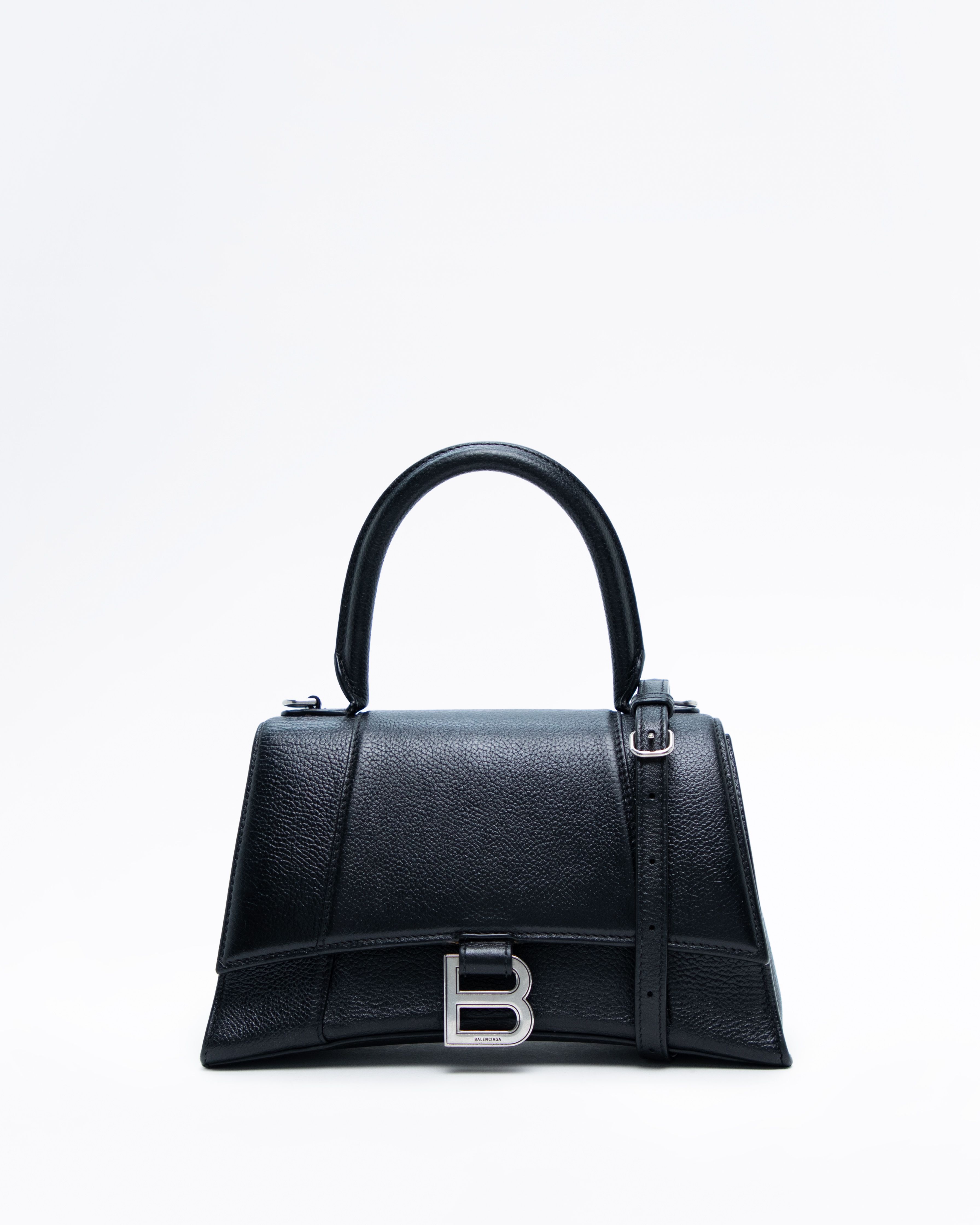Balenciaga Hourglass Small Top Handle Bag | Vivrelle
