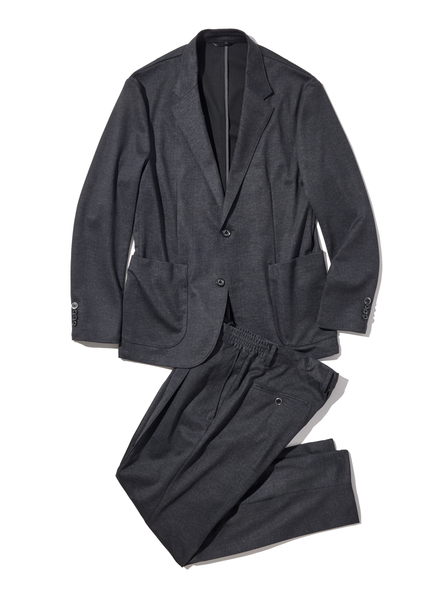 EC限定】グレンチェックジャージスーツ(セットアップ)｜AOURE