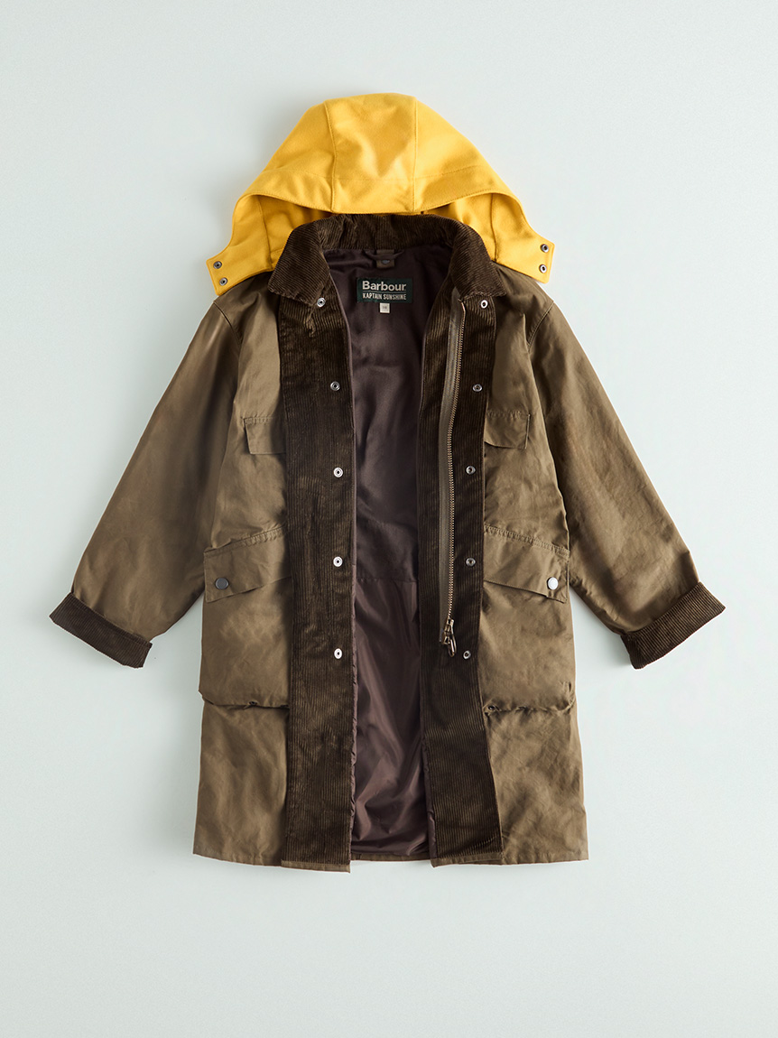 Barbour × KAPTAIN SUNSHINE》Bedale フィールド コート｜ノンワックス