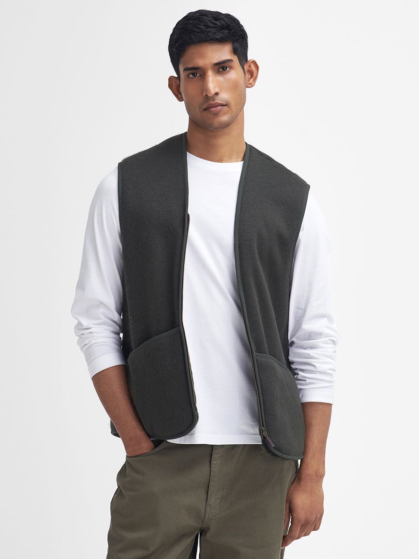 フロントジップ ファー ライナー ベスト レギュラーフィット （ユニ