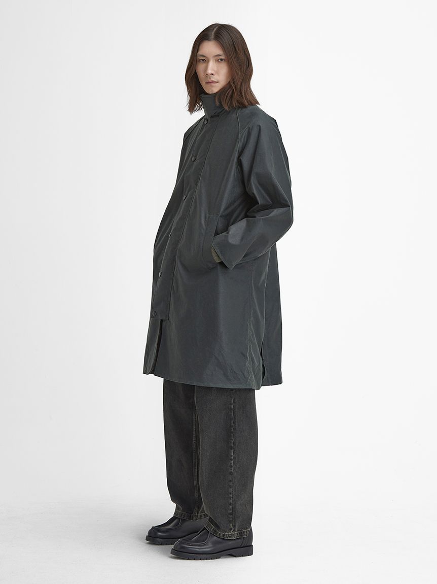 EXMOOR / エクスモア】 ミドル レングス ワックス コート（ユニ