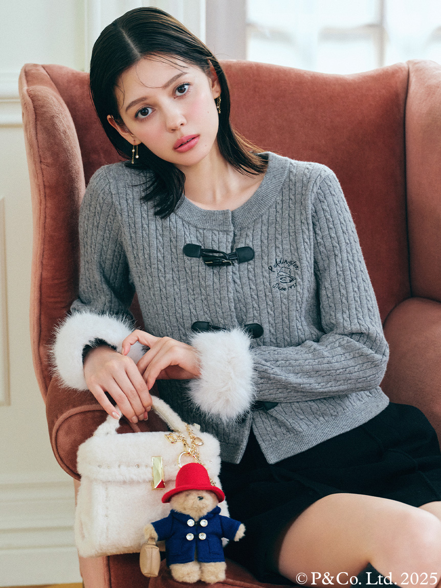 パディントン(TM)×CELFORD】ケーブルカーディガン(カーディガン)｜TOPS