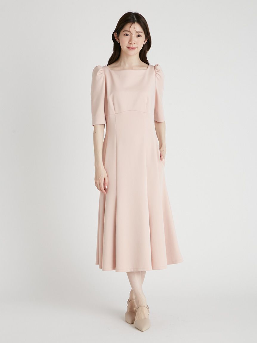 ポンチマーメイドシルエットワンピース(デイリーワンピース)｜DRESS