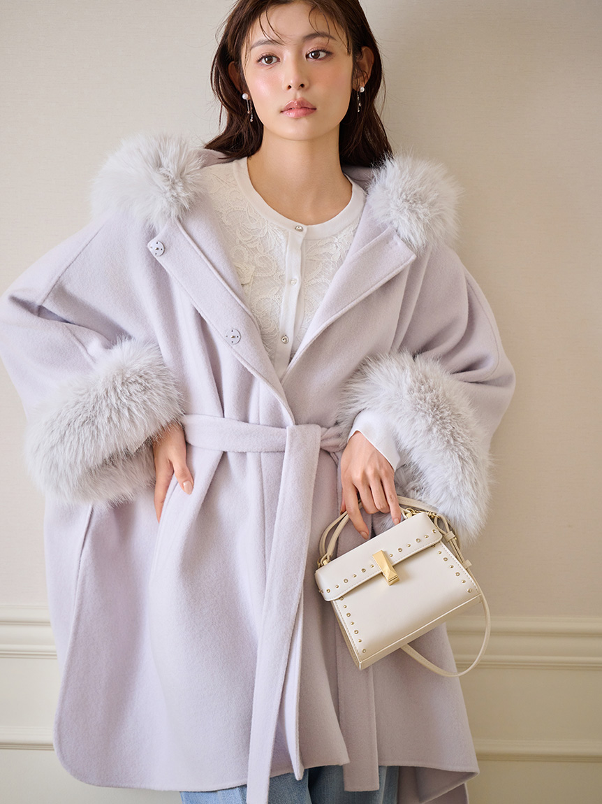 ファーポンチョコート(コート)｜OUTER（アウター）｜CELFORD（セル