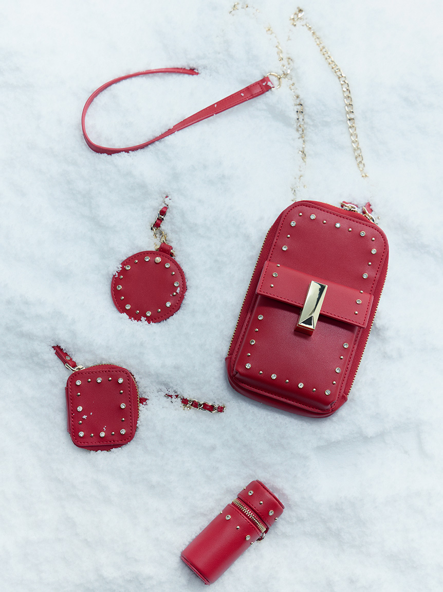 リュタン】ビジュースタッズマルチショルダー(ポシェット)｜BAGS