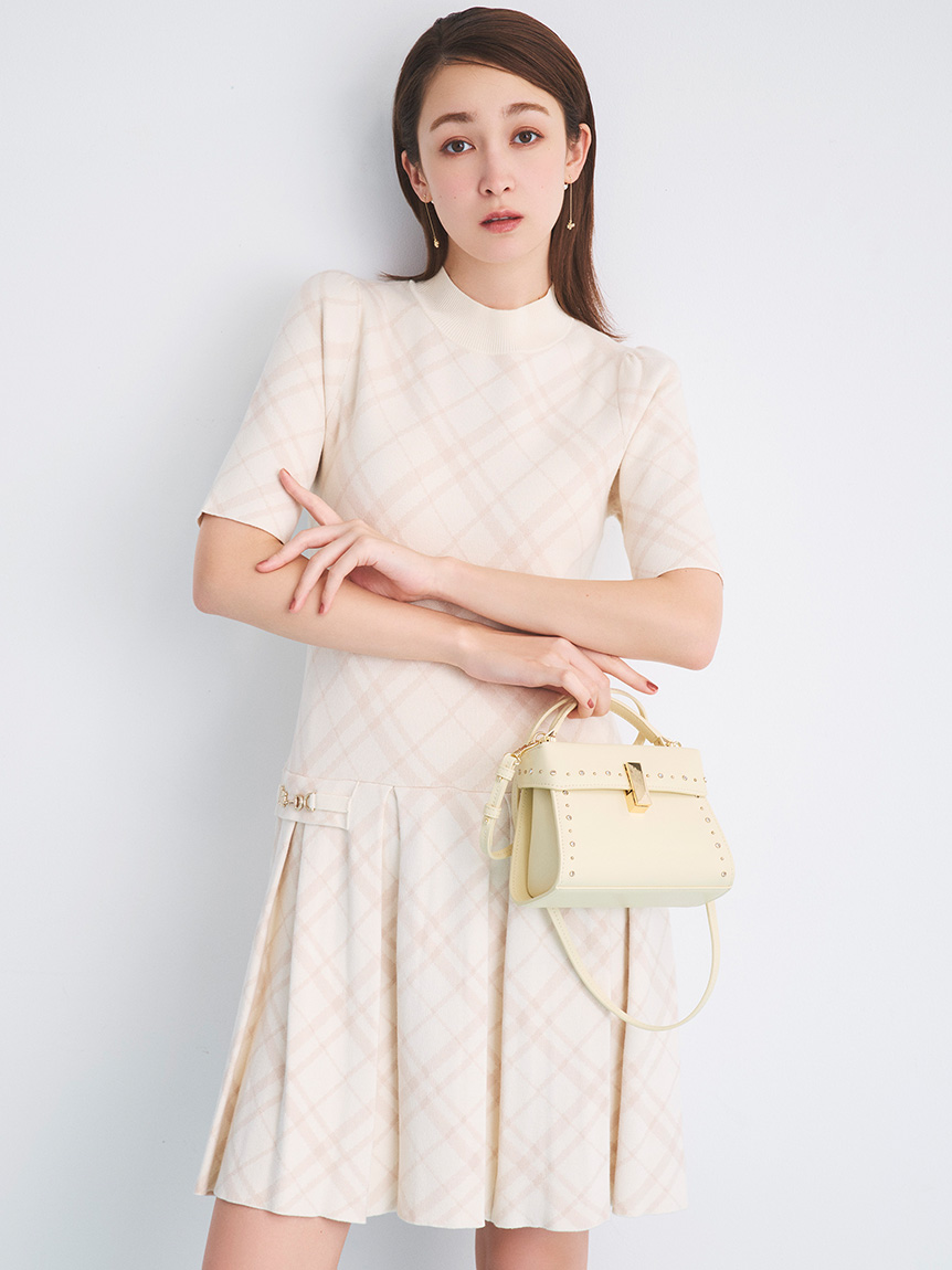 プリーツニットワンピース(デイリーワンピース)｜DRESS（ドレス