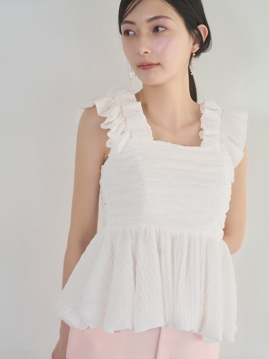 バルーンペプラムキャミブラウス(ブラウス・シャツ)｜TOPS（トップス