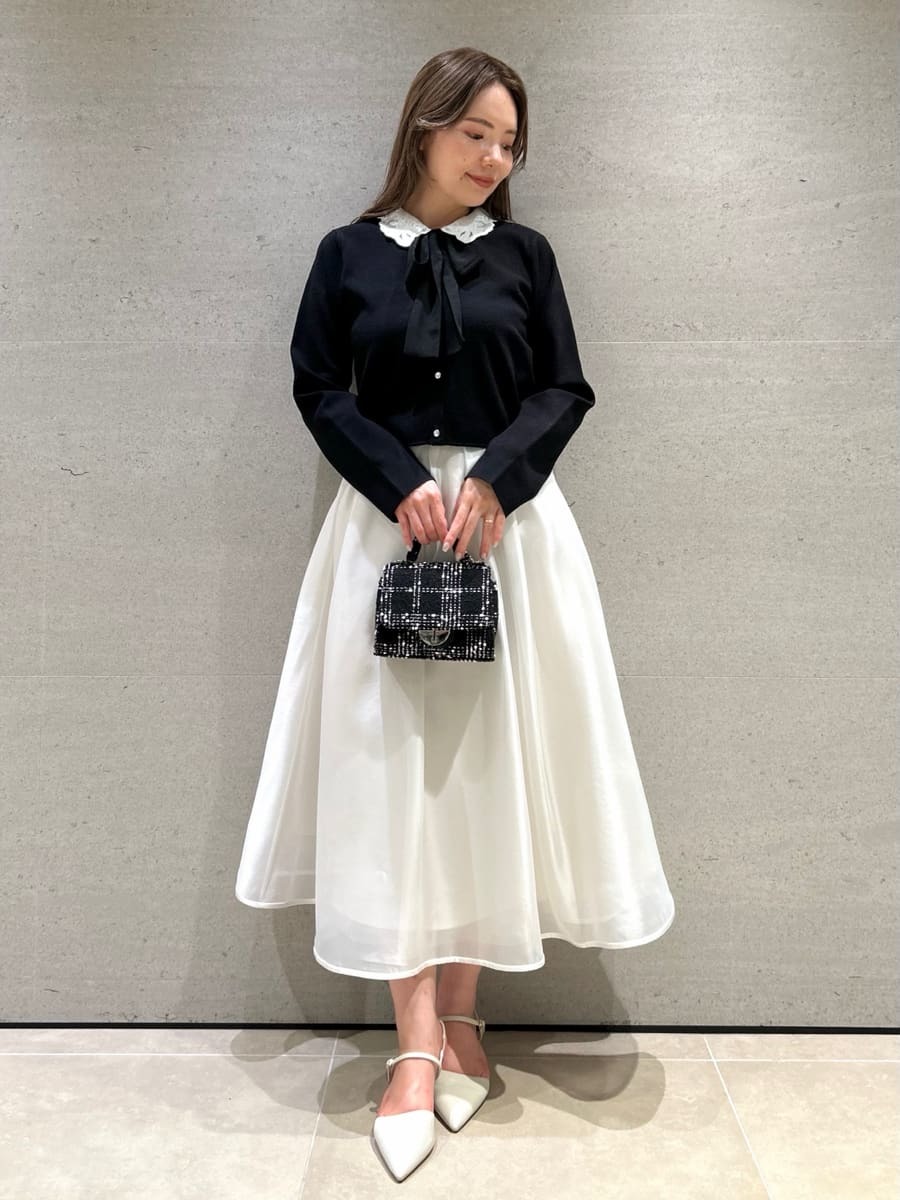 WEB限定】デタッチャブルレースカラーカーディガン(カーディガン