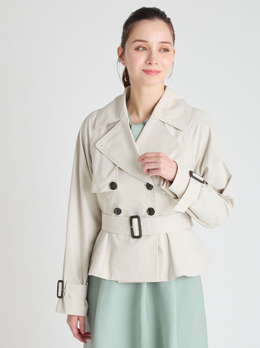 ペプラムトレンチショートコート(コート)｜OUTER（アウター）｜CELFORD