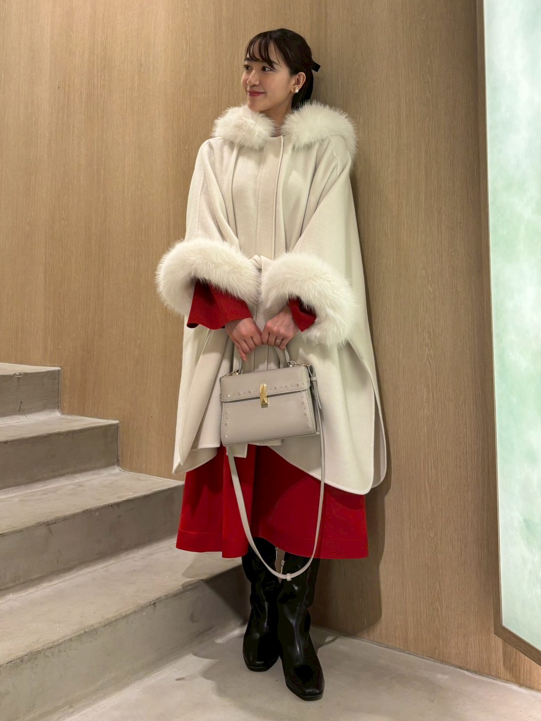 ファーポンチョコート(コート)｜OUTER（アウター）｜CELFORD（セル