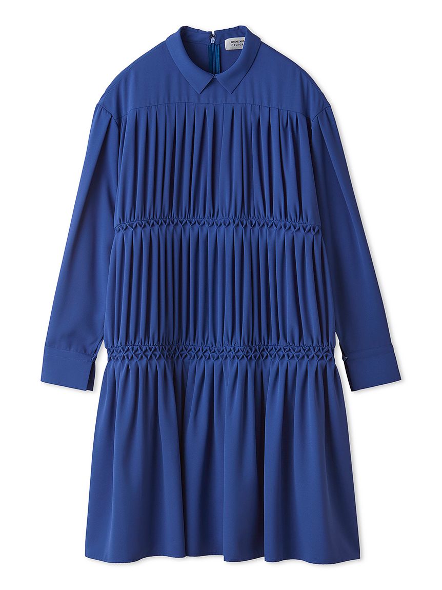 HANAE MORI×CELFORDコラボ】衿付きティアードワンピース(デイリー